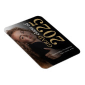 Black Gold Photo 2023 Afstuderen Aankondiging Magneet (Rechterzijde)