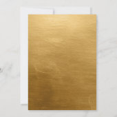 Black Gold Pirate Skull en Botten Halloween Party Notitiekaartje (Achterkant)