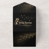 Black Gold Post Guide Spuitbus Tan Aftercare All In One Uitnodiging (Buitenkant)