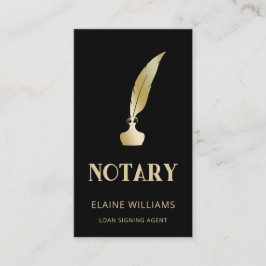 Black Gold QR Notional Loan Signing Agent Visitekaartje