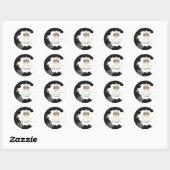 Black Gold Quinceañera Custom Sticker (Vel)