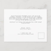 Black & Gold Real Estate Marketing Introductie Briefkaart (Achterkant)