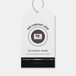 Black & Gold Real Estate Marketing Introductie Cadeaulabel