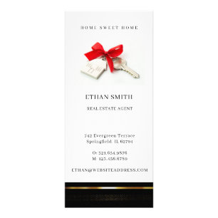 Black & Gold Real Estate Marketing Introductie Reclamekaart
