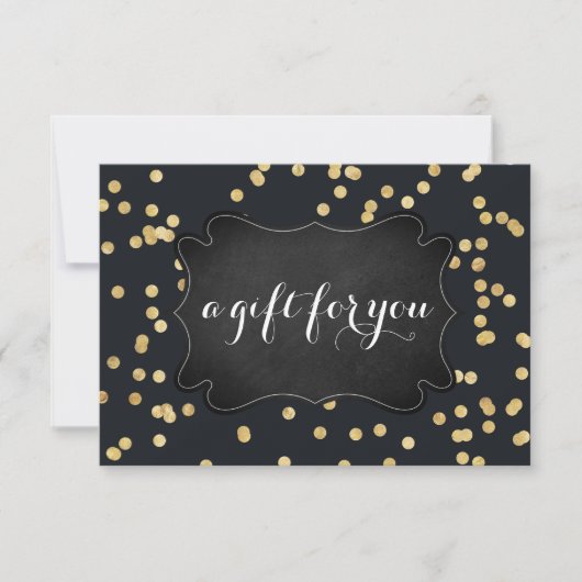 Black Gold Salon Gift Certificate (Voorkant)