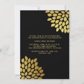 Black Gold Script 3-foto-Afstuderen Kaart (Achterkant)