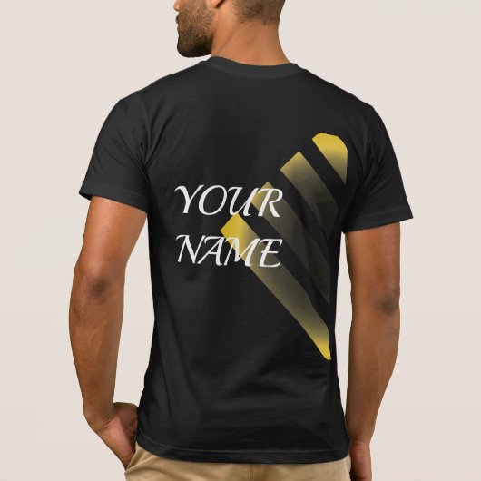 Black Gold Silver T-shirt (Achterkant)