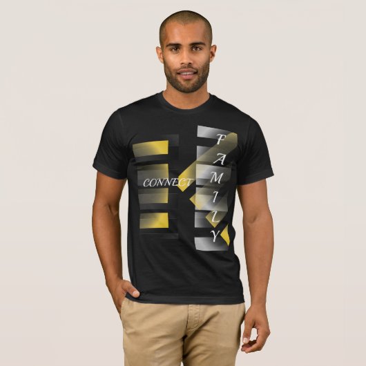 Black Gold Silver T-shirt (Voorkant volledig)