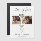 Black & Gold Sophisticated Better Together Quote  (Voorkant / Achterkant)