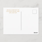 Black Gold String Lights Surprise 75th Birthday Briefkaart (Achterkant)