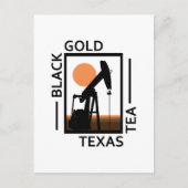 Black Gold Texas Tea Briefkaart (Voorkant)