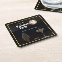 Black Gold Tijd voor Boos en Drank Halloween Feest