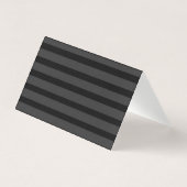 Black Gold Tuxedo Stripe Guest Table Number Card Kaart (Achterkant)