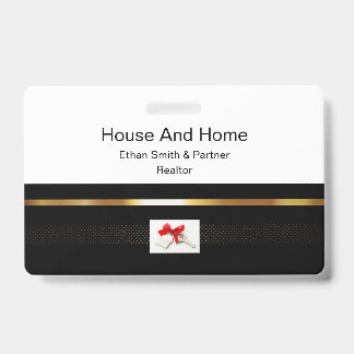 Black & Gold Vastgoed Marketing Introductie Badge