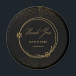 Black & Gold Wedding Favors Magnet<br><div class="desc">Black & Gold Wedding Favors Magnet</div>
