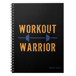 Black Gold Workout Warrior Fitness Journal Notitieboek