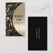 Black & Gold Workshop Tools Visitekaartje 2 (Voorkant / Achterkant)