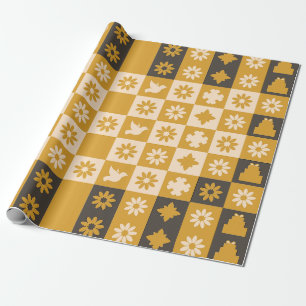 Black & Gold Wrapping paper Cadeaupapier