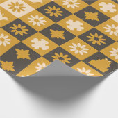 Black & Gold Wrapping paper Cadeaupapier (Hoek)