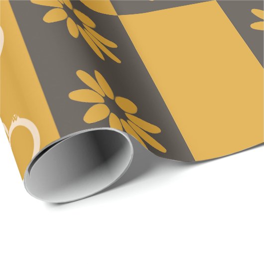 Black & Gold Wrapping paper Cadeaupapier (Rol Hoek)
