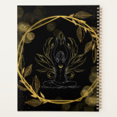 Black&Gold Yoga Planner (Achterkant)