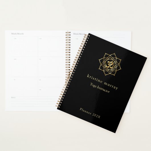 Black & Gold Yoga | Planner (Display)