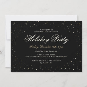 Black Gold Zakelijk Kerstfeest Kaart