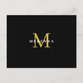 Black Gold zakelijke klant dank u Briefkaart