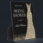 Black Golden Dress Vrijgezellenfeest Welcome Entra Fotoplaat<br><div class="desc">Black Golden Dress Vrijgezellenfeest Welcome Entrance plaque Sign Bekijk collectie in Niche en Nest Store Veel bedankt</div>