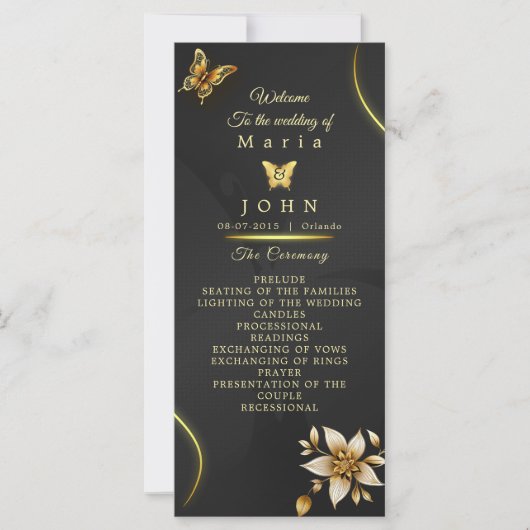 Black Golden vlinderprogramma (Voorkant)