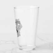 Black golfer Golfing Trip Bachelor Party minimaal Glas (Links)