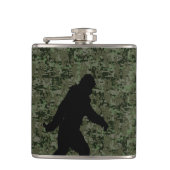 Black Gone Squatchin Woodland Digital Camouflage Heupfles (Voorkant)