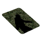 Black Gone Squatchin Woodland Digital Camouflage Magneet (Rechterzijde)