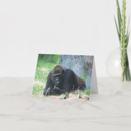 Black Gorilla, hoe gaat je dag? Notitiekaartje