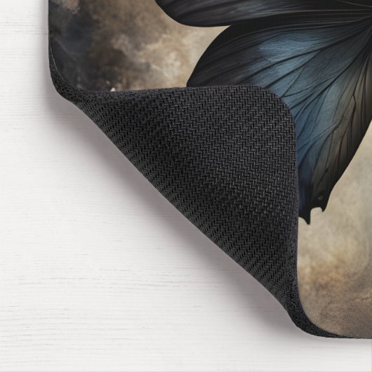 Black Gothic Butterfly Muismat (Hoek)