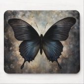 Black Gothic Butterfly Muismat (Voorkant)