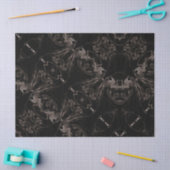 Black Gothic Fantasy Fabric Tissuepapier (Craft)