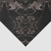 Black Gothic Fantasy Fabric Tissuepapier (Detail)