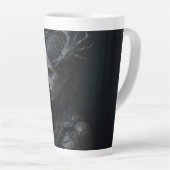 Black Gothic Girl Latte Mok (Rechterhoek)