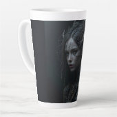Black Gothic Girl Latte Mok (Linkerhoek)