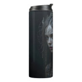 Black Gothic Girl Thermosbeker (Gedraaid links)