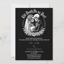 Black Gothic Till Death Do Us Part Huwelijk Kaart