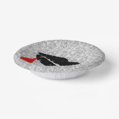 Black Gothic Vampire Kiss Vamp Papieren Kommen (Gebogen)