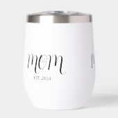 Black Graceful Script Established New Mom (Voorkant)