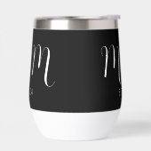 Black Graceful Script Established New Mom Gift (Links)