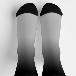 Black Gradient Ombré Crew Sokken
