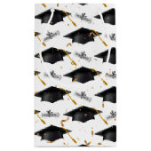 Black Graduation Caps with Diplomas Klein Cadeauzakje (Achterkant)