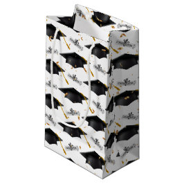 Black Graduation Caps with Diplomas Klein Cadeauzakje