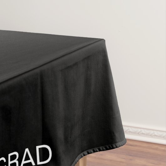 Black Graduation Party Tafelkleed (Voorbeeld)