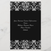 Black Grand Insignia Monogram flyer, programma Flyer (Achterkant)